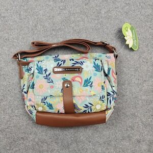 Lily Bloom Crossbody Bag Womens Medium Multicolor Fairy Wren Karma Bloom New